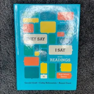 They say, I say. Great read!